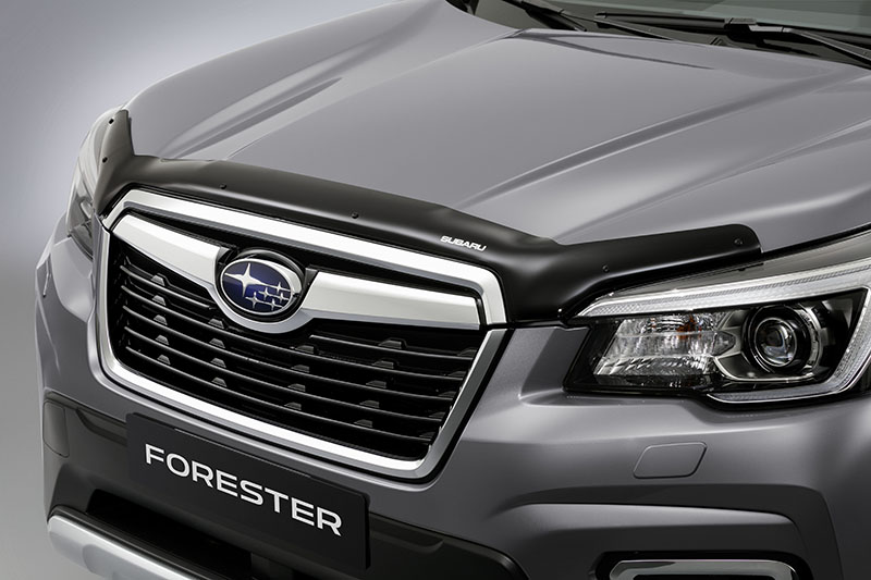 Дефлектор forester. Дефлекторы Subaru Forester 2019. Дефлектор капота на Форестер 2020. Forester 2020 защита капота. Защита переднего бампера Субару Форестер 2019.