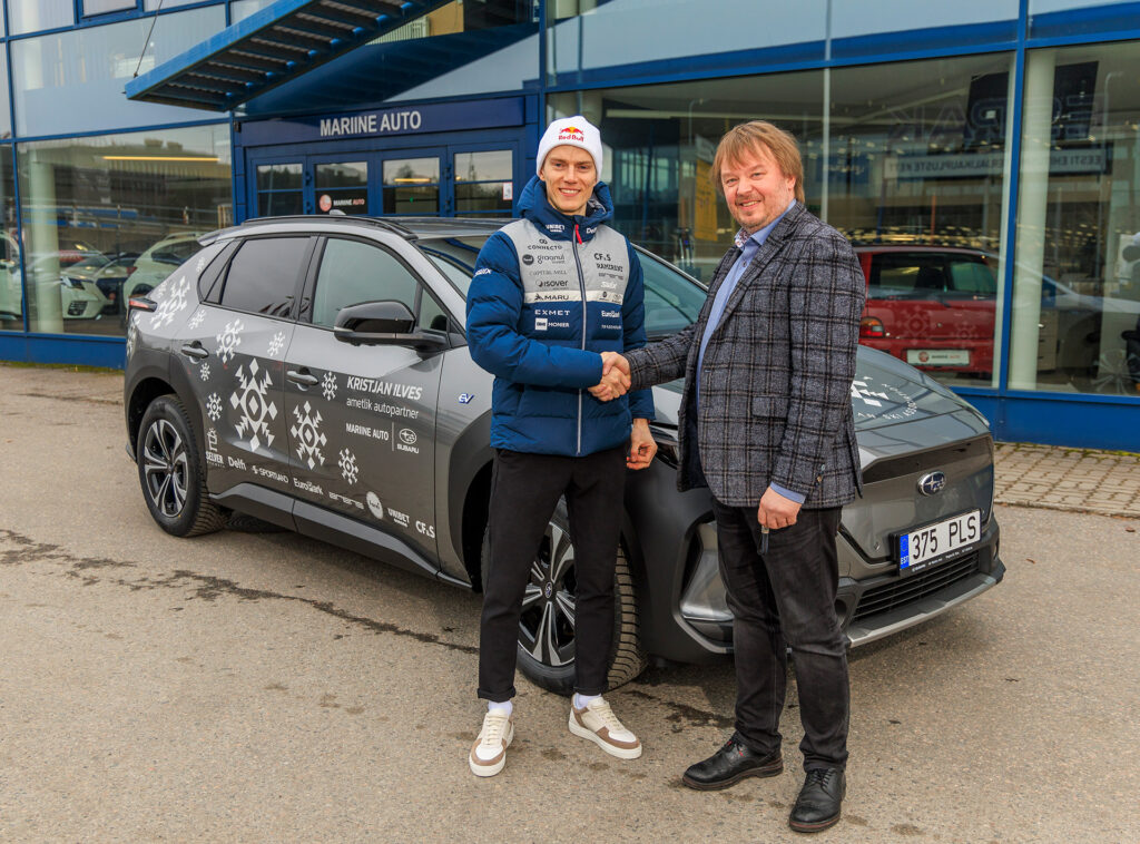 Kahevõistleja Kristjan Ilvese teekonda toetab Subaru Nordic ja Mariine Auto kuni 2026. aastani. Kristjan elab ja treenib juba aastaid Norras. Tegu on riigiga, m